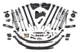 BDS Suspension 17-19 Ford F250-F350 4in. 4 Link Suspension System Coilover kit - Diesel engine view 2