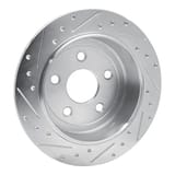 Dynamic Friction Company Brake Rotor - Drilled and Slotted - Silver 63142029R view 3