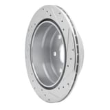 Dynamic Friction Company Brake Rotor - Drilled and Slotted - Silver 63148037L view 4