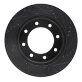 Dynamic Friction Company Brake Rotor - Drilled and Slotted - Black 63354174L view 2