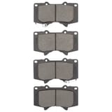 Dynamic Friction Company Ultimate Duty Performance Brake Pads without Hardware Kit 1400097600 view 4