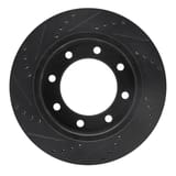 Dynamic Friction Company Brake Rotor - Drilled and Slotted - Black 63354174R view 5