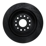 Dynamic Friction Company Brake Rotor - Drilled and Slotted - Black 63340121R view 4