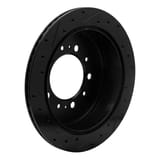 Dynamic Friction Company Brake Rotor - Drilled and Slotted - Black 63376137R view 4
