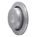 Dynamic Friction Company Brake Rotor - Drilled and Slotted - Silver 63154220L view 5