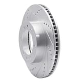 Dynamic Friction Company Brake Rotor - Drilled and Slotted - Silver 63176128L view 4