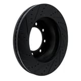 Dynamic Friction Company Brake Rotor - Drilled and Slotted - Black 63354223R view 2