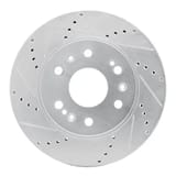 Dynamic Friction Company Brake Rotor - Drilled and Slotted - Silver 63148050L view 1