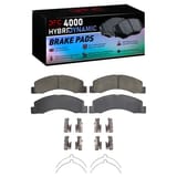 Dynamic Friction Company 4000 HybriDynamic Brake Pads With Hardware Kit 4000075601 view 1