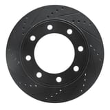 Dynamic Friction Company Brake Rotor - Drilled and Slotted - Black 63354174L view 1