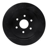 Dynamic Friction Company Brake Rotor - Drilled and Slotted - Black 63348041R view 5
