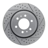Dynamic Friction Company Geoperformance Rotor - Drilled and Slotted 83054204R view 1