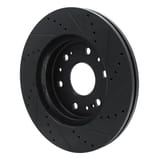 Dynamic Friction Company Brake Rotor - Drilled and Slotted - Black 63348050L view 4