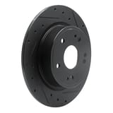 Dynamic Friction Company Brake Rotor - Drilled and Slotted - Black 63359071R view 4