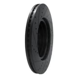 Dynamic Friction Company Brake Rotor - Drilled and Slotted - Black 63340120R view 2