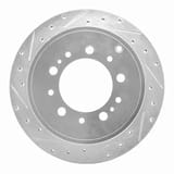 Dynamic Friction Company Brake Rotor - Drilled and Slotted - Silver 63176137L view 1