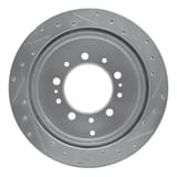 Dynamic Friction Company Brake Rotor - Drilled and Slotted - Silver 63176137L view 3