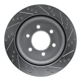 Dynamic Friction Company Brake Rotor - Drilled and Slotted - Silver 63154267L view 2