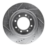 Dynamic Friction Company Brake Rotor - Drilled and Slotted - Silver 63140118R view 4