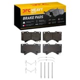 Dynamic Friction Company Heavy-Duty Brake Pads with Hardware Kit 1214130301 view 1