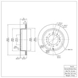 Dynamic Friction Company Brake Rotor 60076137 view 6