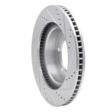 Dynamic Friction Company Brake Rotor - Drilled and Slotted - Silver 63176128L view 2