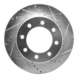 Dynamic Friction Company Brake Rotor - Drilled and Slotted - Silver 63140110R view 1