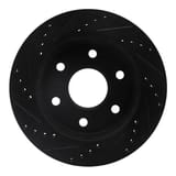 Dynamic Friction Company Brake Rotor - Drilled and Slotted - Black 63348036R view 5