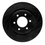 Dynamic Friction Company Brake Rotor - Drilled and Slotted - Black 63354287R view 1
