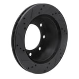 Dynamic Friction Company Brake Rotor - Drilled and Slotted - Black 63354161R view 3