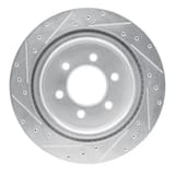 Dynamic Friction Company Brake Rotor - Drilled and Slotted - Silver 63154288R view 2