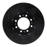 Dynamic Friction Company Brake Rotor - Drilled and Slotted - Black 63340118R view 3