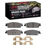 Dynamic Friction Company Ultimate Duty Performance Brake Pads with  Hardware Kit 1400119412 view 1