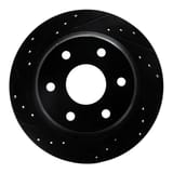 Dynamic Friction Company Brake Rotor - Drilled and Slotted - Black 63348037L view 1