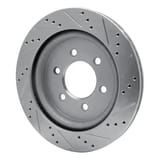 Dynamic Friction Company Brake Rotor - Drilled and Slotted - Silver 63154267L view 5