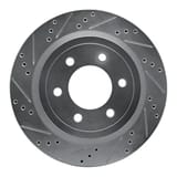 Dynamic Friction Company Brake Rotor - Drilled and Slotted - Silver 63154267L view 1