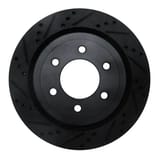 Dynamic Friction Company Brake Rotor - Drilled and Slotted - Black 63354267L view 1