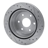 Dynamic Friction Company Brake Rotor - Drilled and Slotted - Silver 63148041L view 3