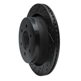 Dynamic Friction Company Brake Rotor - Drilled and Slotted - Black 63354220L view 3