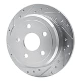 Dynamic Friction Company Brake Rotor - Drilled and Slotted - Silver 63142029L view 5