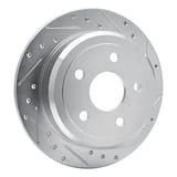 Dynamic Friction Company Brake Rotor - Drilled and Slotted - Silver 63142029R view 5
