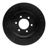 Dynamic Friction Company Brake Rotor - Drilled and Slotted - Black 63354288L view 3