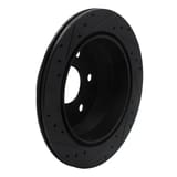 Dynamic Friction Company Brake Rotor - Drilled and Slotted - Black 63348037R view 4
