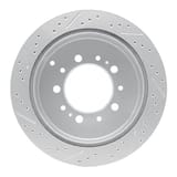 Dynamic Friction Company Geoperformance Rotor - Drilled and Slotted 83076137R view 3