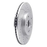 Dynamic Friction Company Brake Rotor - Drilled and Slotted - Silver 63159064R view 2