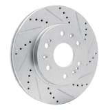 Dynamic Friction Company Brake Rotor - Drilled and Slotted - Silver 63148050R view 3