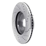 Dynamic Friction Company Brake Rotor - Drilled and Slotted - Silver 63159064L view 2