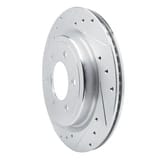 Dynamic Friction Company Brake Rotor - Drilled and Slotted - Silver 63154289L view 5