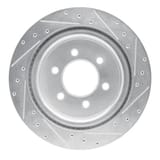 Dynamic Friction Company Brake Rotor - Drilled and Slotted - Silver 63154288L view 4