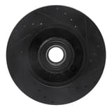 Dynamic Friction Company Brake Rotor - Drilled and Slotted - Black 63354224L view 5